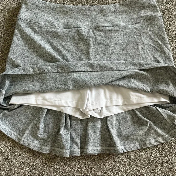 Amy Sport Marisa Pleated Skort Golf Skirt - Heather - Size Medium - Picture 2 of 8